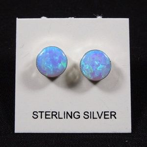 14kw Clover Monogram Post Earrings